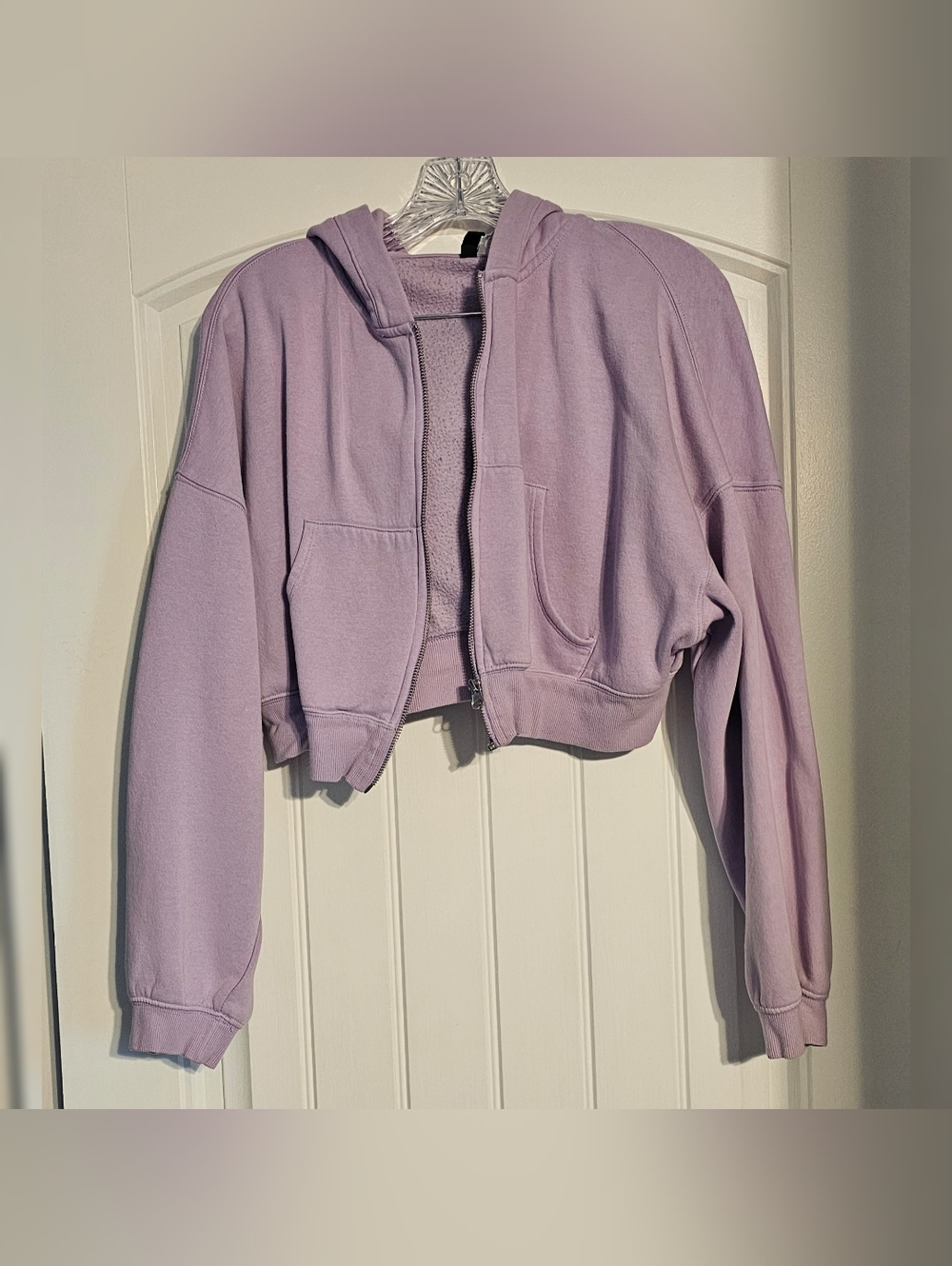 Divided H&M Women's Cropped Zip Jacket